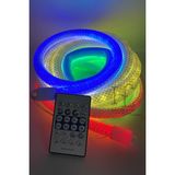 Hazar Led 5 Volt USB Girişli 360 Derece Rgb-Ic Pixel Neon Şerit LED Bluetooth ve Rf Kumandalı 5m - 5 m