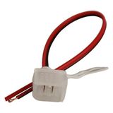Hazar Led 6X12MM Tek Yönlü Neon Soketi Tek Yönlü Konnektör Kablo Birleştirme Aparatı 12V Besleme Fişi 5 Adet
