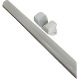 Hazar Led Alüminyum Boş Kasa Profil Çubuk LED Bar Opak Boş Kasa 50 cm - Beyaz