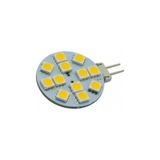 Hazar Led G4 LED Ampul 12 Volt Yuvarlak Iğne Bacak Beyaz Yuvarlak Tekne Ledi