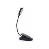 Hazar Led Mandallı Pilli Kitap Okuma ve Masa Lambası - 10 cm - Beyaz