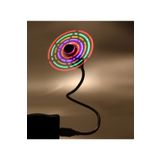 Hazar Led Mini USB Ledli Renkli Fan, Mini USB Vantilatör
