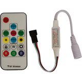 Hazar Led SP104E WS2811-WS2812 ARGB Pixel Led Kontrol Devresi 5-24V 14 Tuşlu RF Kumanda