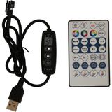 Hazar Led WS2811-WS2812B USB Girişli Bluetooth Müzik Denetleyicisi Pixel Kontrol Devresi Müzik Modlu 5-24V