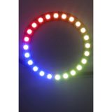 Hazar Led WS2812B Matrix Ekran Rgb LED Ayrı Ayrı Adresli 24 LED Halka LED Matrix Dijital Esnek Ekran 5 Volt