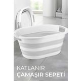 Hazarpazar Katlanır Çamaşır Sepeti Large