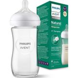 Hazarsat Avent Natural Response Cam Biberon 1 Ay+ 240 ml, Tepkili Biberon Emziği SCY933/01