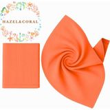 Hazel & Coral 2 Katlı Müslin Bebek Örtüsü & Battaniyesi Kiremit Rengi - 75 x 75 cm