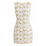 HAZELANNA Gold Pullu Mini Elbise