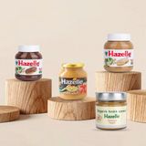 Hazelle Avantaj Paket Organik, Sütlü, Kakaolu, Şekerli Fındık Ezmesi 4 Lü Paket - 200 gr