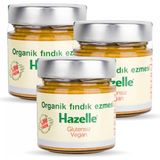 Hazelle Organik Şekersiz %100 Fındık Ezmesi 200 gr X3 Adet Avantaj Paket - 600 gr