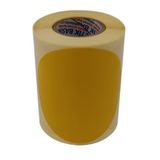 hazır etiketler , hazır al hızlı al Kuşe Daire Renk Baskılı Çap Etiketi 100mm Daire Ölçülerinde Yuvarlak Çıkartma Sticker Ruloda 250 Adet Kendinden Yapışkanlı Rulo Etiketi Barkod Yazıcılar ile Uyumlu 40mm Kuka (Sarı)