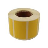 hazır etiketler , hazır al hızlı al Kuşe Sarı Renk Baskılı Etiket 50mm x 30mm Ölçülerinde 1000 Adet 40mm Kuka Çapında Kendinden Yapışkanlı Rulo Etiket (Sarı)