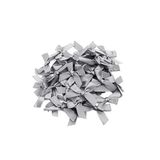 Hazır Fiyonk Sade Minik Saten Kurdele 100 Adet (Gri, 1 cm)
