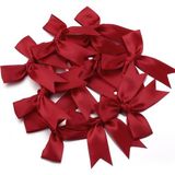 Hazır Fiyonk Sade Minik Saten Kurdele 2 cm - Kırmızı - 10 Adet