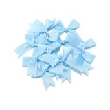 Hazır Fiyonk Sade Minik Saten Kurdele 2 cm - Mavi - 100 Adet