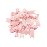 Hazır Fiyonk Sade Minik Saten Kurdele 2 cm - Somon - 10 Adet