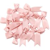 Hazır Fiyonk Sade Minik Saten Kurdele 2 cm - Somon - 100 Adet