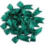 Hazır Fiyonk Sade Minik Saten Kurdele 2 cm - Yeşil - 10 Adet