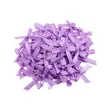 Hazır Fiyonk Sade Minik Saten Kurdele 25 Adet (Lila, 1 cm)