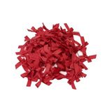 Hazır Fiyonk Sade Minik Saten Kurdele 50 Adet (Kırmızı, 1 cm)
