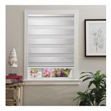 Hazır Hasır Bambu Zebra Stor Perde Gri 200x200cm