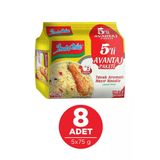 Hazır Noodle Tavuklu 75Gr X 5 Li Avantaj Paket X 8 Adet