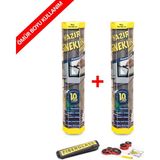 Hazır Sineklik 75x150 cm Fiberglass Malzeme ile Yırtılmaya Dayanıklı Pencere İçin 2 Li Paket