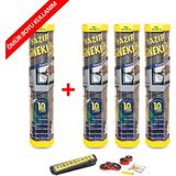 Hazır Sineklik 75x150 cm Pencere İçin Yırtılmaya Dayanıklı Fiberglass Malzeme ile 4'lü Paket