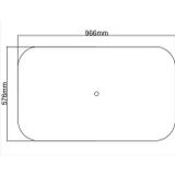 Hazır Spotlu Tavan Paneli Aura Serisi-Modern LED Uyumlu Tavan Göbeği/Rectangle
