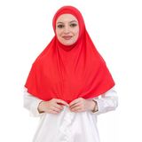 Hazır Türban & Başörtü – Viskon Bone Setli Rahat Tesettür Şal İslami Giyim Pembe