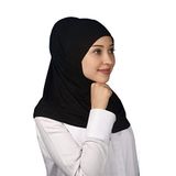 Hazır Türban Pratik Eşarp Tesettür Hijab - Namaz Örtüsü - Ekru