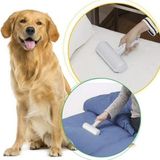 Hazneli Kedi Köpek Evcil Hayvan Kazak Kıyafet Elbise Halı Yatak Tüy Temizleyici Kıl Toz Toplayıcı - Kırmızı