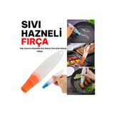 Hazneli Yağ,Yumurta,Barbekü,Sos,Hamur,Tava Çok Amaçlı Isıya Dayanıklı Silikon Fırça Yağdanlık Çok Re