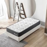 HB Bedding | Aloevera Ortopedik Yaylı Yatak | Ideal Uyku & Orta Sertlik | 23cm Kalınlık | - Beyaz - 90 x 190 cm