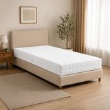 HB Bedding Softy Ortopedik Sünger Yatak - 20 cm Kalınlık - 22 Dns Yaysız Fermuarlı Yıkanabilir Kılıflı Yatak (90X190 Cm)