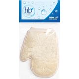 HB Doğal Ürünler HB Organik Doğal Ürünler Kabak Lifi Parmaklı Eldiven Vücut Kesesi (Peeling) - Bej