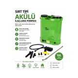 HB Garden Tools 16 Lt Şarjlı Akülü Turbo Sırt İlaç Pompası Makinası