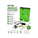 HB Garden Tools 16 Lt Şarjlı Akülü Turbo Sırt Tipi İlaç Pompası Makinası