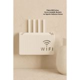 HB LİFE Pleksi Wifi Kutusu | Duvar Asılabilir Modem ve Sigorta Saklama Kutusu Dekoratif Tasarım