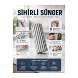 HB LİFE Sihirli Sünger Çok Amaçlı Temizlik Süngeri Yüksek Emici Yıkanabilir Temizlik Süngeri