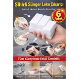 HB LİFE Sihirli Sünger Leke Çıkarıcı – Çok Amaçlı Temizlik Süngeri | Ayakkabı, Duvar, Banyo, Mutfak 6 adet
