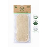 HB Organik Doğal Ürünler Doğal Banyo Lifi Kabak Kesesi Sırtlık Lif ipli 29cm X 12cm / Havlulu