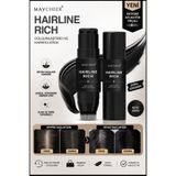 hb skin care Saç Kapatıcı Pudra (Siyah) Seyrek Saçları Kapatma-Beyazları Kapatma-Ultra Dolgun Görünüm