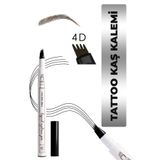 hb tasarım 4d Tattoo Microblading Kalıcı Kaş Kalemi - Kahve, hbmicro-xx