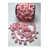 Hb Tasarım Bade Şerit Ponpon 5 Metre Soft Pembe