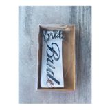 hb tasarım Bride To Be Taç Kuşak Seti Beyaz Kaliteli Baskı, Tek Ebat, Brideset, Gümüş Beyaz, Kadın
