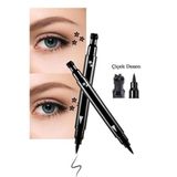 Hb Tasarım Çift Taraflı Çiçek Desenli Kalem Eyeliner, hbtasarim12cıcek1