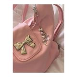 hb tasarım Cute Ribbon Telefon & Çanta Charmı, Tek Ebat, bettymettys16, Pembe, Kadın