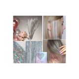 Hb Tasarım Dd245 Işıltılı Hair Tinsel Saç Simi Uzatma Gri Gümüş Gelin Teli Ht 45 01